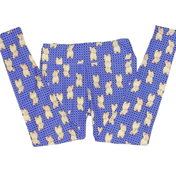 Lularoe tall&curvy Leggings • Frenchies With Bows • Unicorn Collection • NWOT - Picture 8 of 14